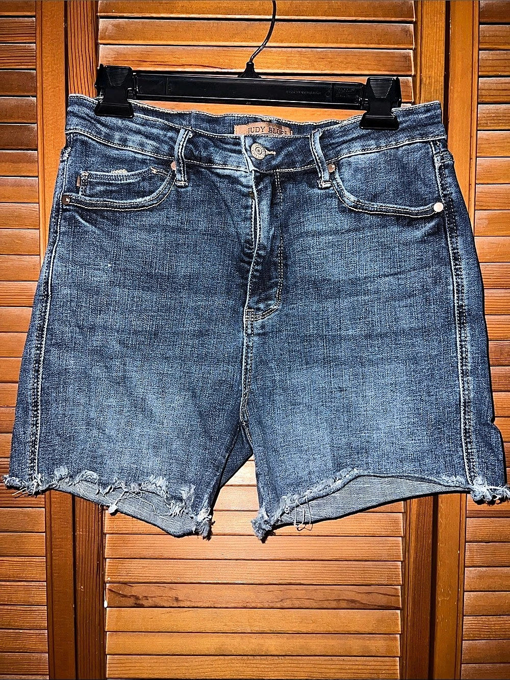 Judy Blue Denim Jean Shorts Blue Large